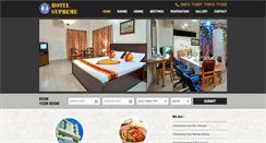 Desktop Screenshot of hotelsupreme.net