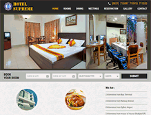 Tablet Screenshot of hotelsupreme.net